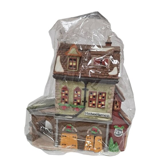 Department 56 Dickens Village Series "Hather Harness" Lighted Christmas Display - Picture 2 of 10